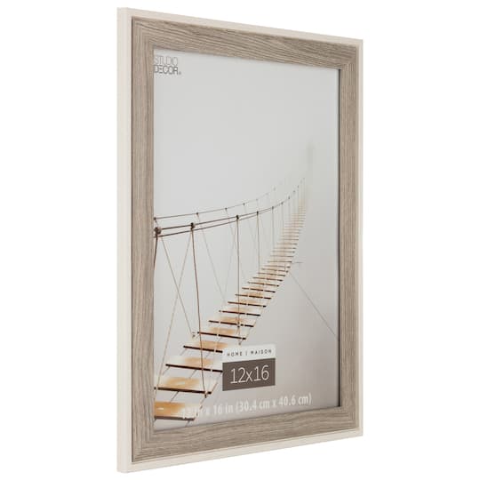 Home Graywash & White Frame by Studio Décor